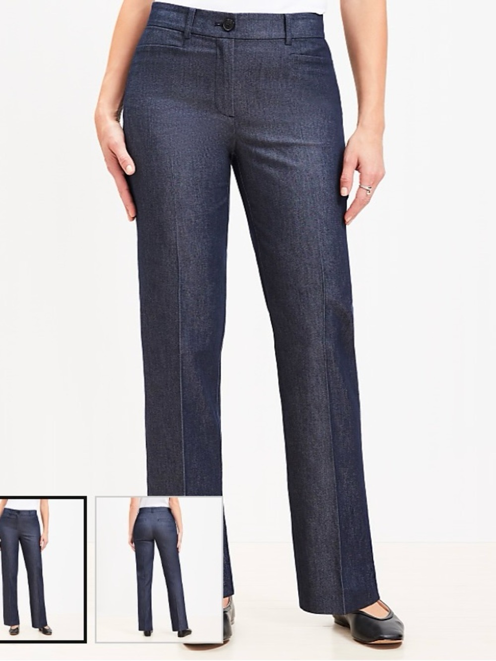 Ann Taylor petite curvy fit/the straight in curvy midrise